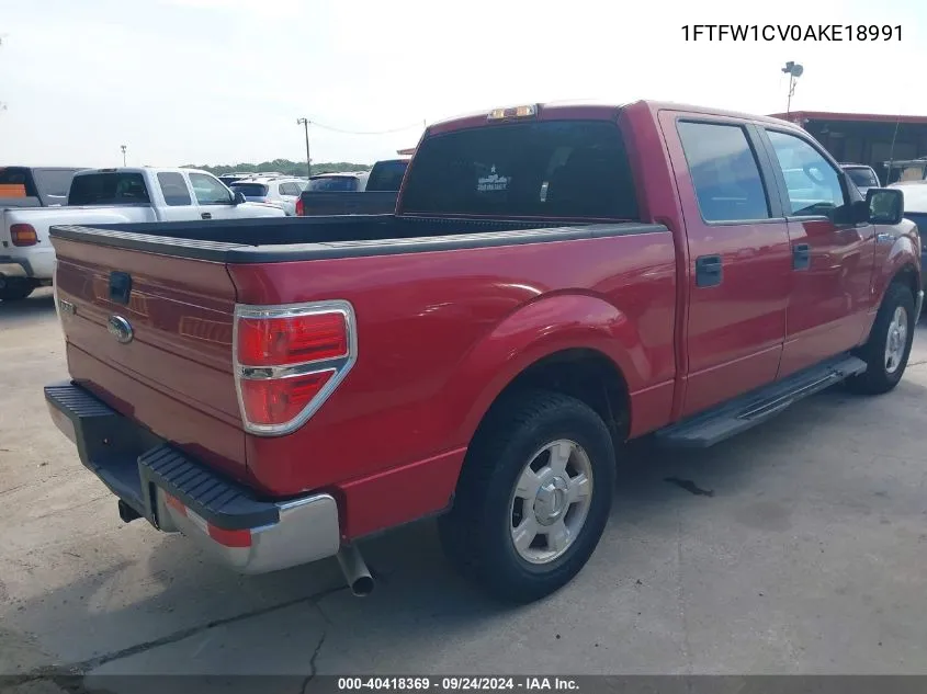 2010 Ford F-150 Fx2 Sport/Harley-Davidson/King Ranch/Lariat/Platinum/Xl/Xlt VIN: 1FTFW1CV0AKE18991 Lot: 40418369