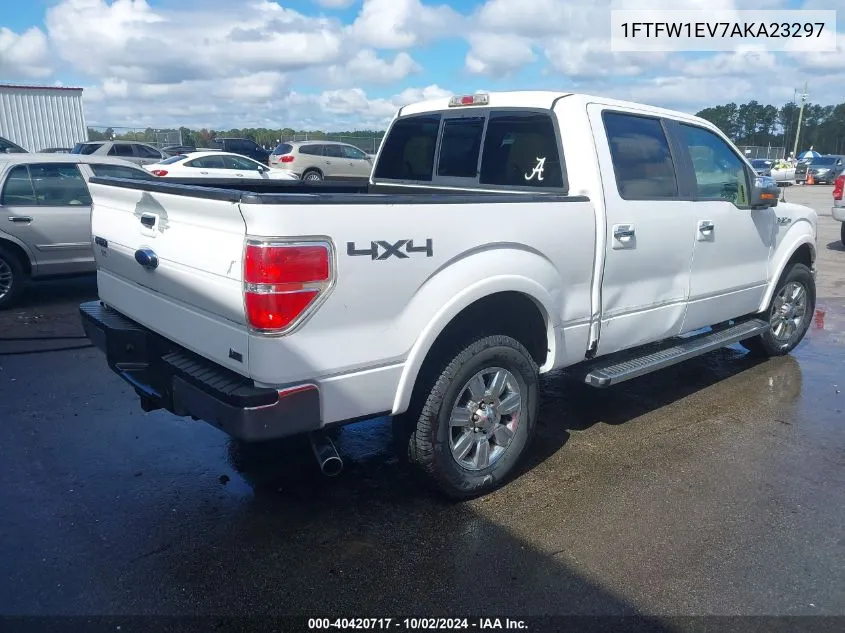 2010 Ford F-150 Fx4/Harley-Davidson/King Ranch/Lariat/Platinum/Xl/Xlt VIN: 1FTFW1EV7AKA23297 Lot: 40420717