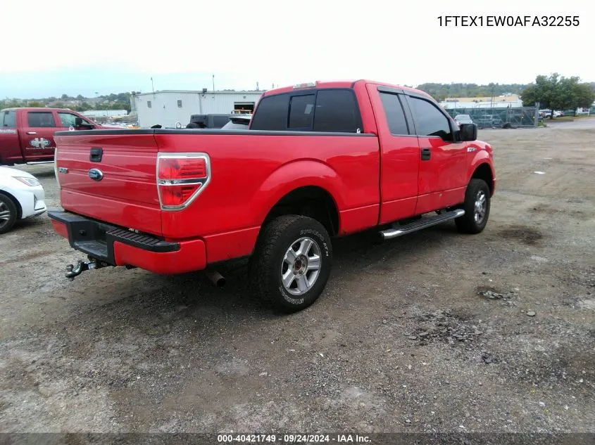 1FTEX1EW0AFA32255 2010 Ford F150 Super Cab