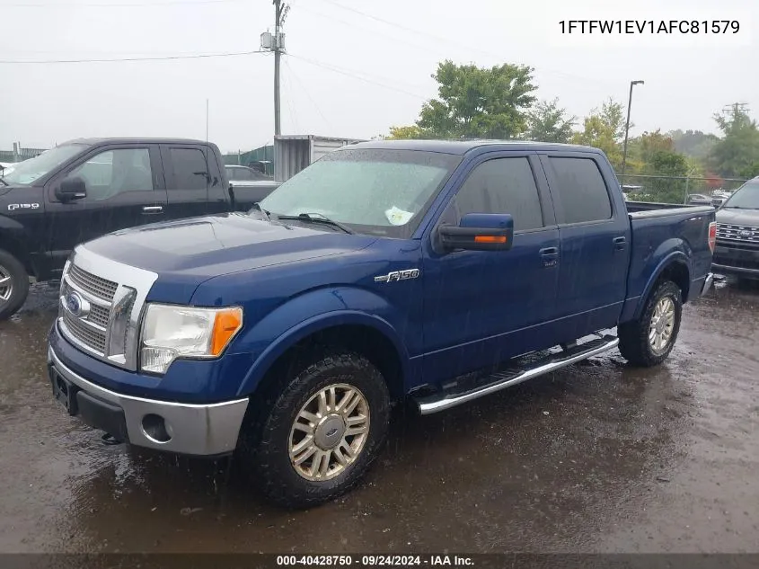 2010 Ford F-150 Fx4/Harley-Davidson/King Ranch/Lariat/Platinum/Xl/Xlt VIN: 1FTFW1EV1AFC81579 Lot: 40428750