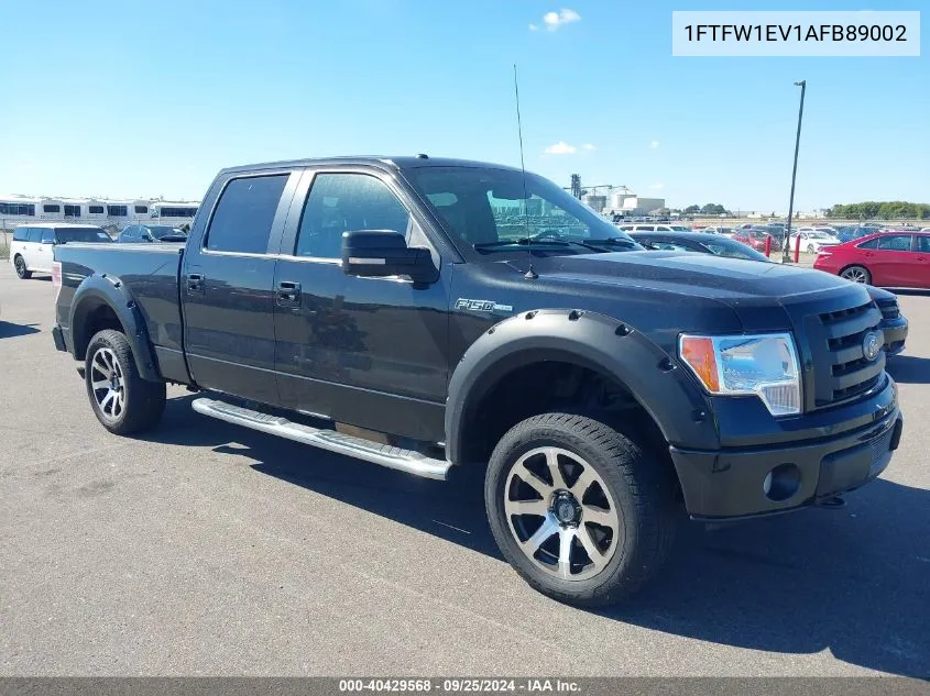 2010 Ford F-150 Fx4/Harley-Davidson/King Ranch/Lariat/Platinum/Xl/Xlt VIN: 1FTFW1EV1AFB89002 Lot: 40429568