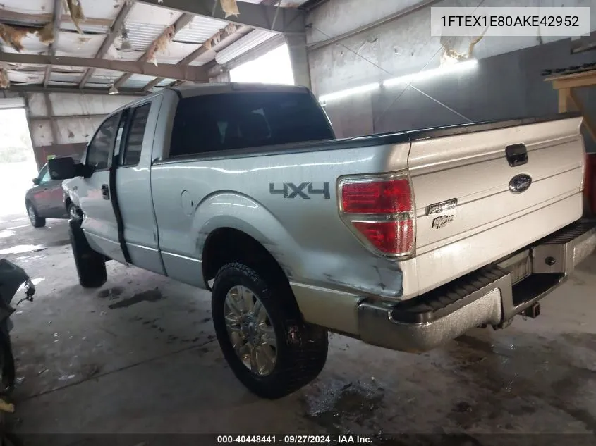 1FTEX1E80AKE42952 2010 Ford F-150 Stx/Xl/Xlt