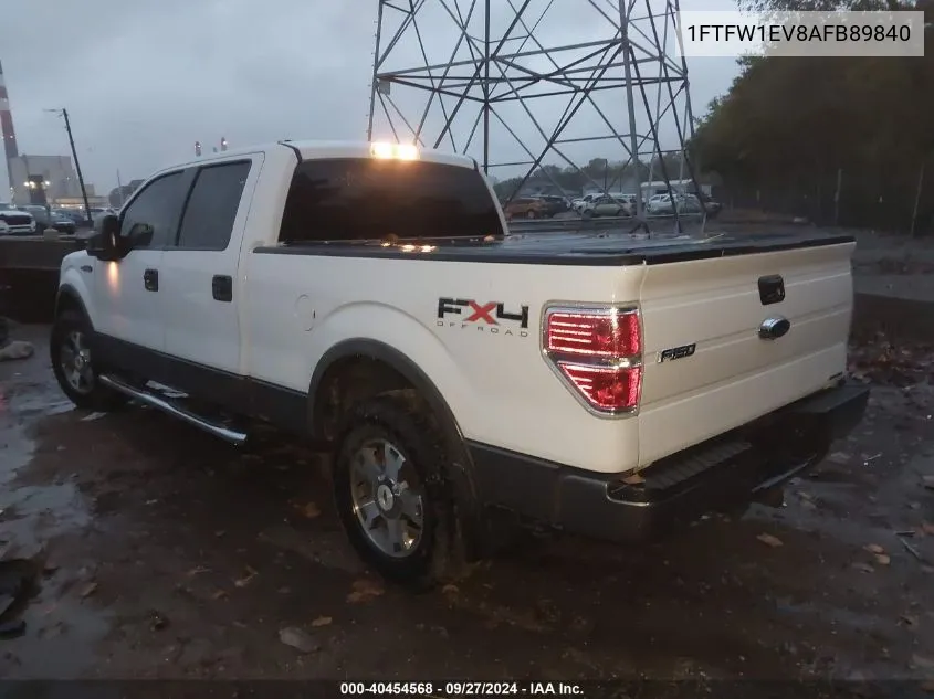 1FTFW1EV8AFB89840 2010 Ford F-150 Fx4/Harley-Davidson/King Ranch/Lariat/Platinum/Xl/Xlt