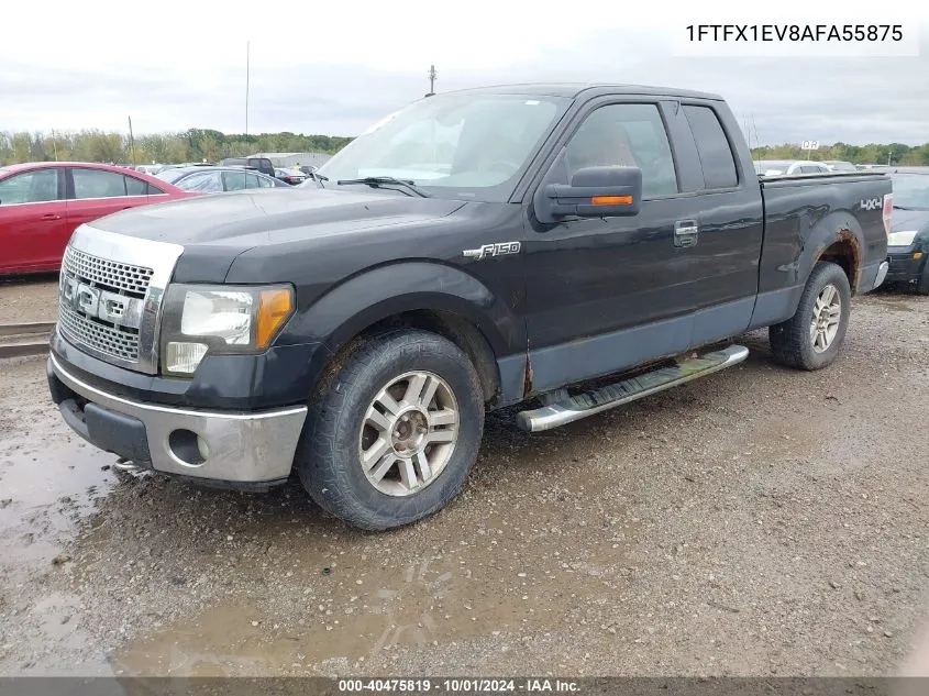 2010 Ford F-150 Fx4/Lariat/Xl/Xlt VIN: 1FTFX1EV8AFA55875 Lot: 40475819