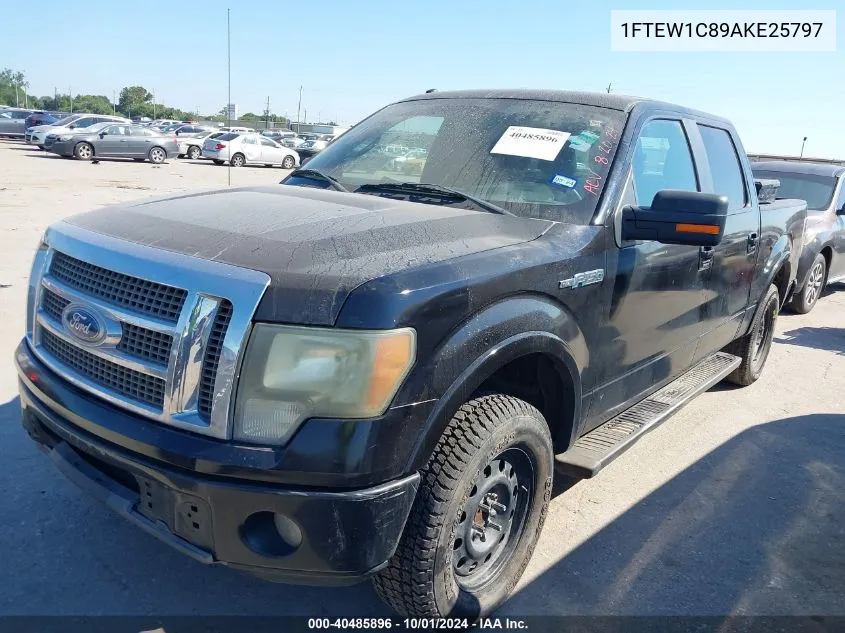 1FTEW1C89AKE25797 2010 Ford F150 Supercrew