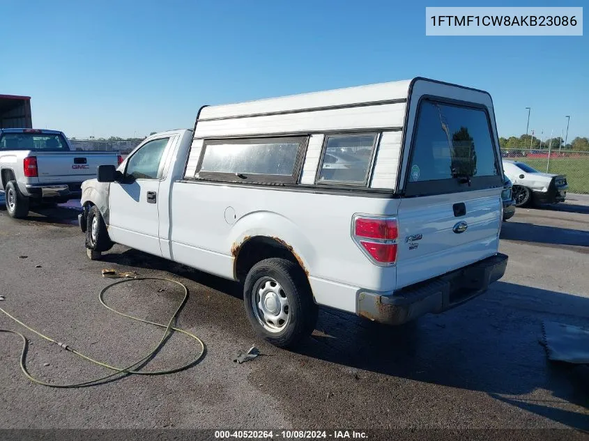 1FTMF1CW8AKB23086 2010 Ford F-150 Xl