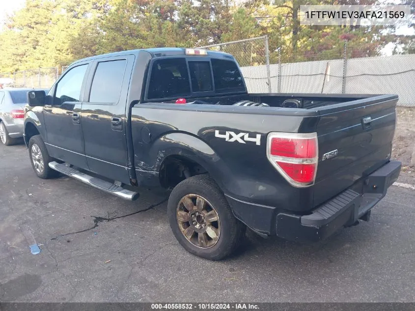 2010 Ford F-150 Fx4/Harley-Davidson/King Ranch/Lariat/Platinum/Xl/Xlt VIN: 1FTFW1EV3AFA21569 Lot: 40558532