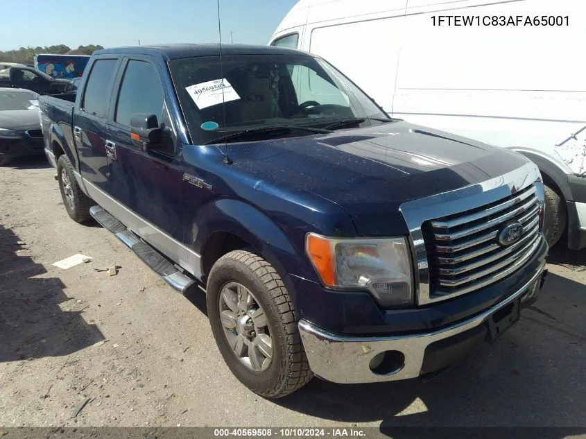 2010 Ford F-150 Fx2 Sport/Xl/Xlt VIN: 1FTEW1C83AFA65001 Lot: 40569508