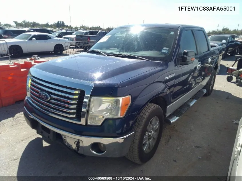 2010 Ford F-150 Fx2 Sport/Xl/Xlt VIN: 1FTEW1C83AFA65001 Lot: 40569508