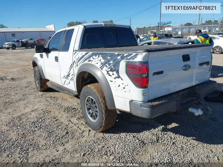 2010 Ford F-150 Svt Raptor VIN: 1FTEX1E69AFC78821 Lot: 40593510