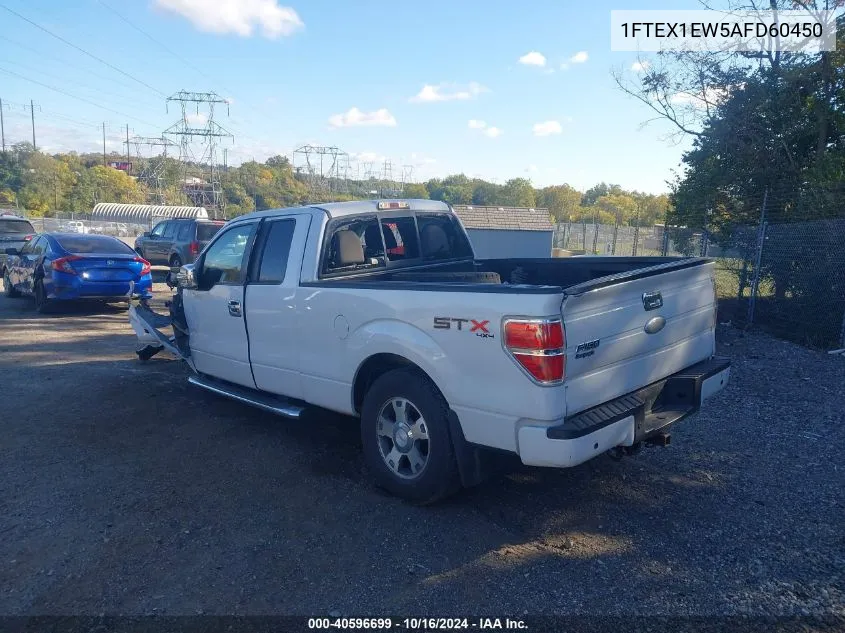 1FTEX1EW5AFD60450 2010 Ford F-150 Stx