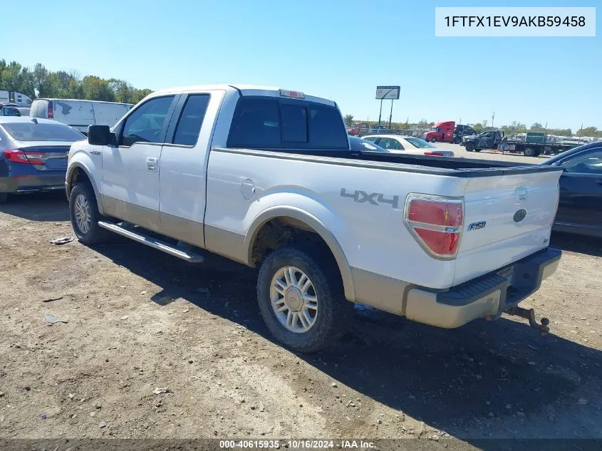 2010 Ford F-150 Fx4/Lariat/Xl/Xlt VIN: 1FTFX1EV9AKB59458 Lot: 40615935