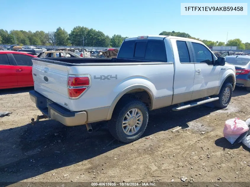 2010 Ford F-150 Fx4/Lariat/Xl/Xlt VIN: 1FTFX1EV9AKB59458 Lot: 40615935