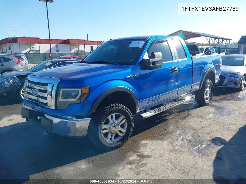 2010 Ford F-150 Fx4/Lariat/Xl/Xlt VIN: 1FTFX1EV3AFB27789 Lot: 40657634