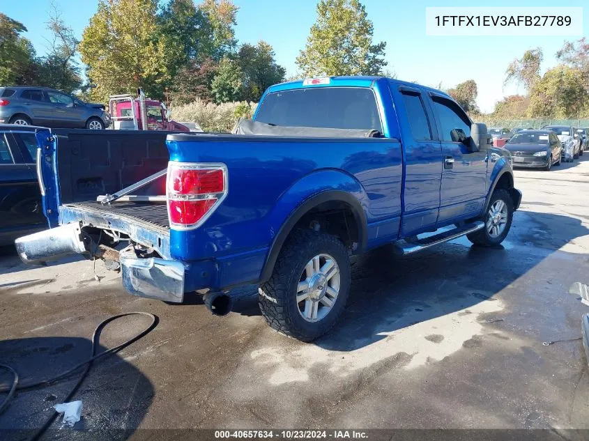 2010 Ford F-150 Fx4/Lariat/Xl/Xlt VIN: 1FTFX1EV3AFB27789 Lot: 40657634