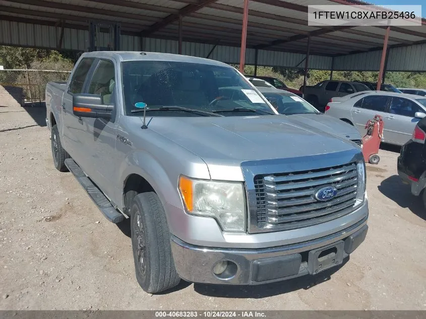 2010 Ford F-150 Xlt VIN: 1FTEW1C8XAFB25436 Lot: 40683283