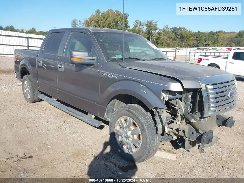 2010 Ford F-150 Xlt VIN: 1FTEW1C85AFD39251 Lot: 40710668