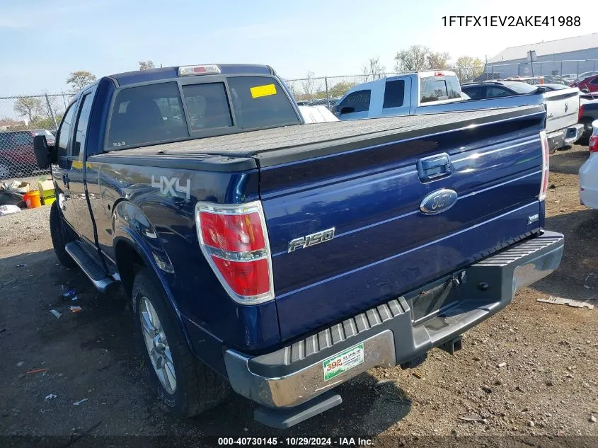 2010 Ford F-150 Fx4/Lariat/Xl/Xlt VIN: 1FTFX1EV2AKE41988 Lot: 40730145