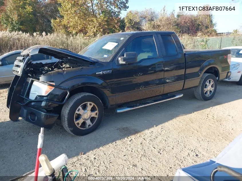 2010 Ford F-150 Fx2 Sport/Stx/Xl/Xlt VIN: 1FTEX1C83AFB07664 Lot: 40737309