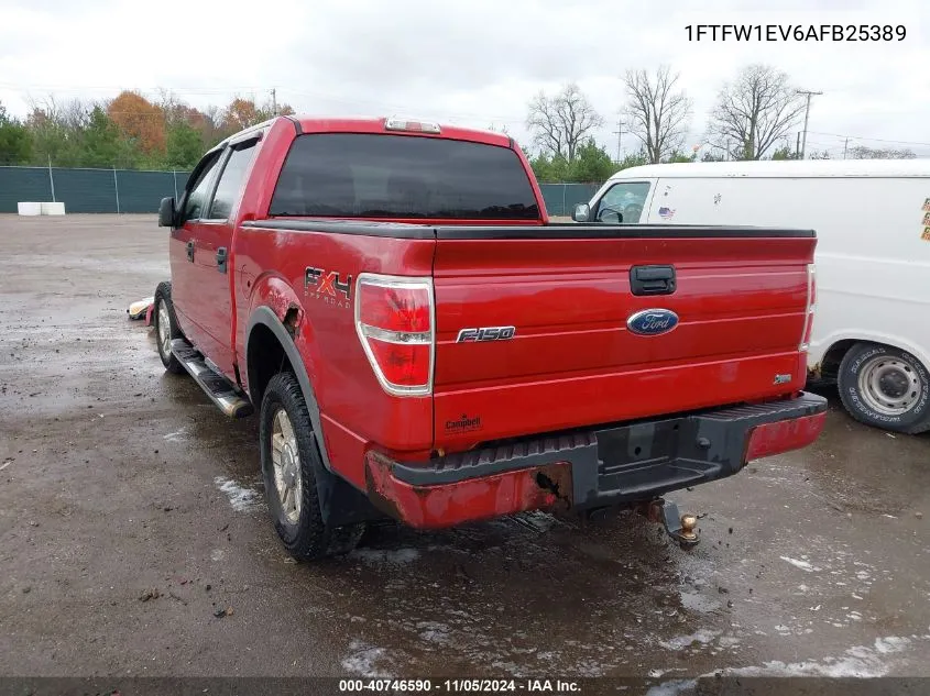 2010 Ford F-150 Fx4/Harley-Davidson/King Ranch/Lariat/Platinum/Xl/Xlt VIN: 1FTFW1EV6AFB25389 Lot: 40746590