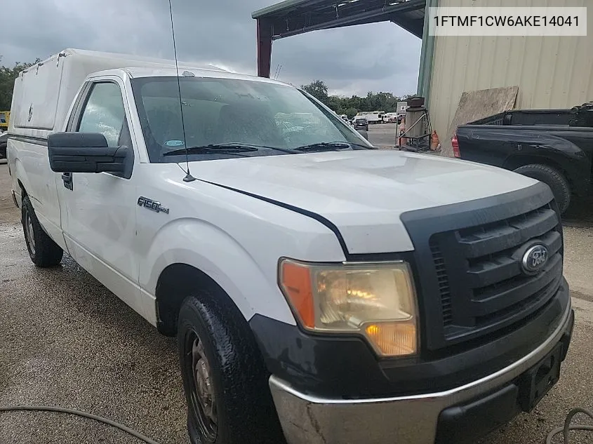 2010 Ford F150 VIN: 1FTMF1CW6AKE14041 Lot: 40751543