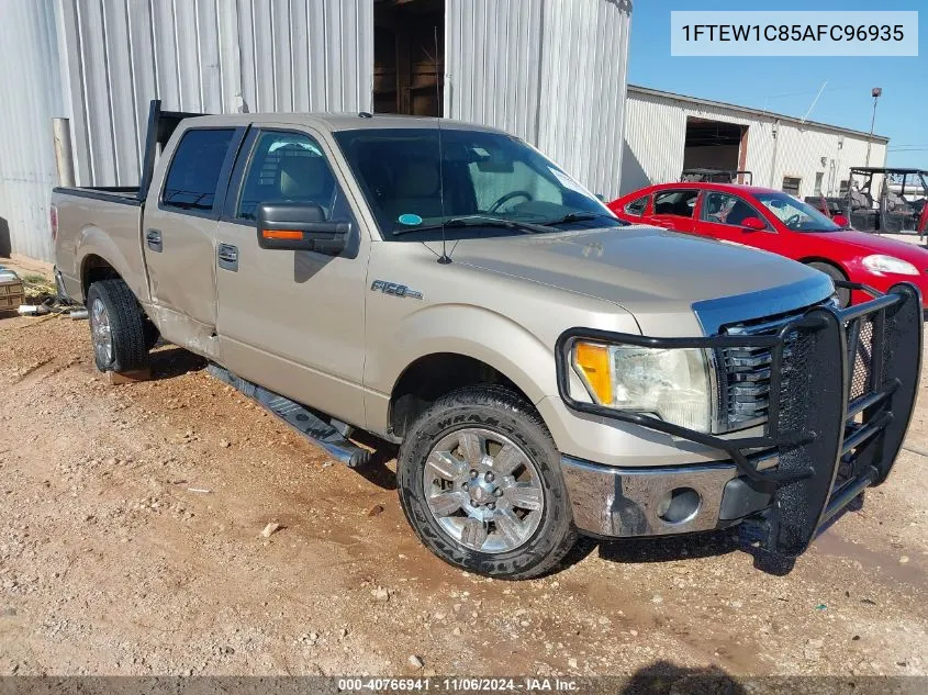 2010 Ford F-150 Fx2 Sport/Xl/Xlt VIN: 1FTEW1C85AFC96935 Lot: 40766941