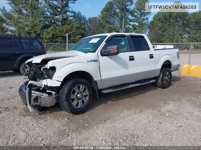 2010 Ford F-150 Fx2 Sport/Harley-Davidson/King Ranch/Lariat/Platinum/Xl/Xlt VIN: 1FTFW1CV7AFA56263 Lot: 40795129