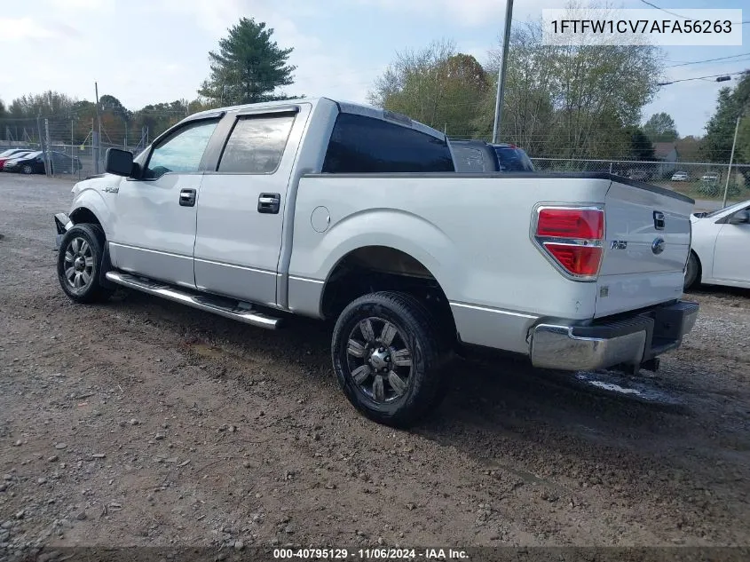 2010 Ford F-150 Fx2 Sport/Harley-Davidson/King Ranch/Lariat/Platinum/Xl/Xlt VIN: 1FTFW1CV7AFA56263 Lot: 40795129