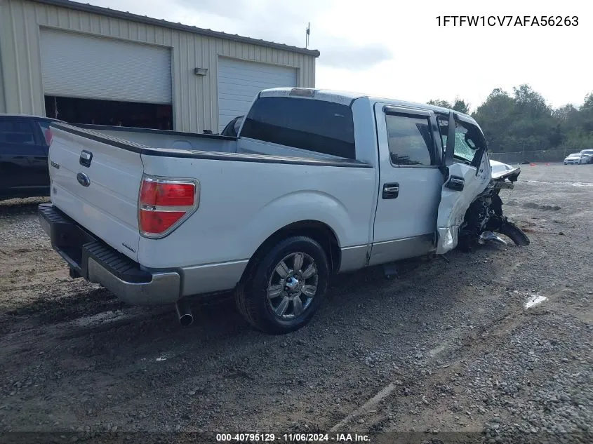 2010 Ford F-150 Fx2 Sport/Harley-Davidson/King Ranch/Lariat/Platinum/Xl/Xlt VIN: 1FTFW1CV7AFA56263 Lot: 40795129