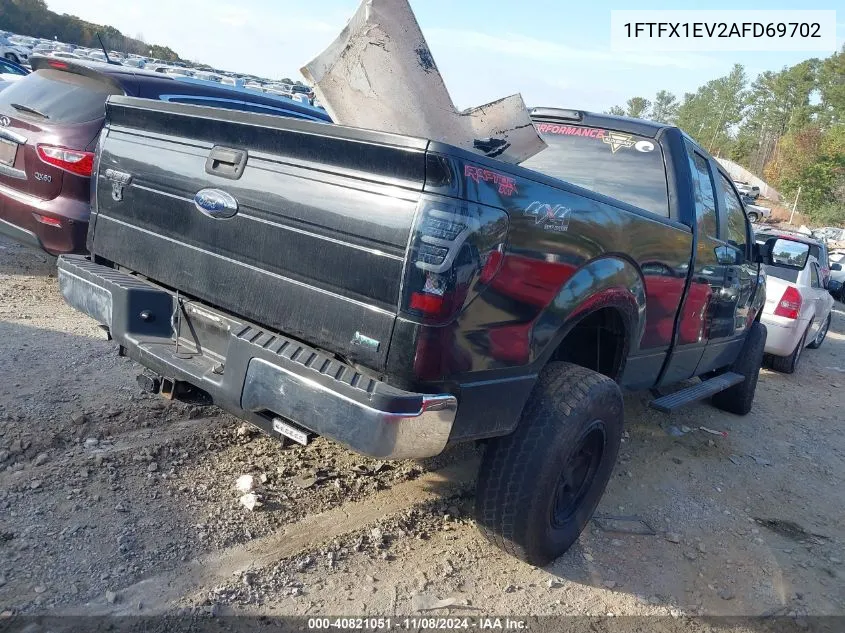 2010 Ford F-150 Fx4/Lariat/Xl/Xlt VIN: 1FTFX1EV2AFD69702 Lot: 40821051