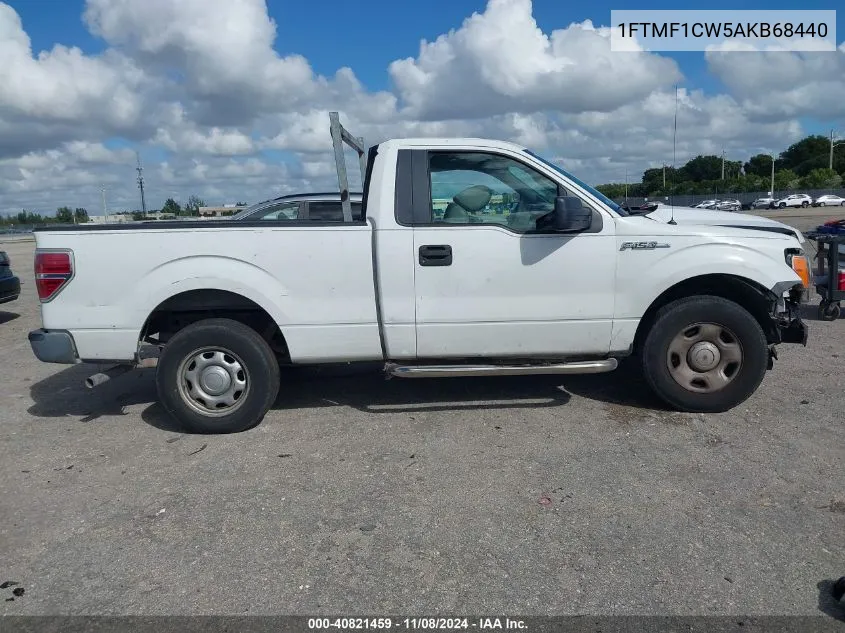 2010 Ford F-150 Stx/Xl/Xlt VIN: 1FTMF1CW5AKB68440 Lot: 40821459