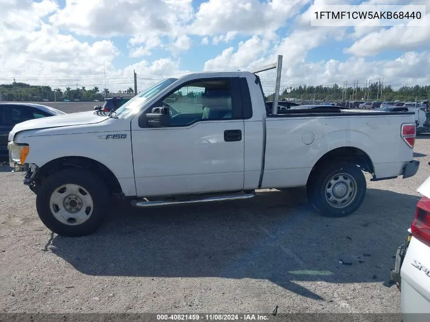 2010 Ford F-150 Stx/Xl/Xlt VIN: 1FTMF1CW5AKB68440 Lot: 40821459