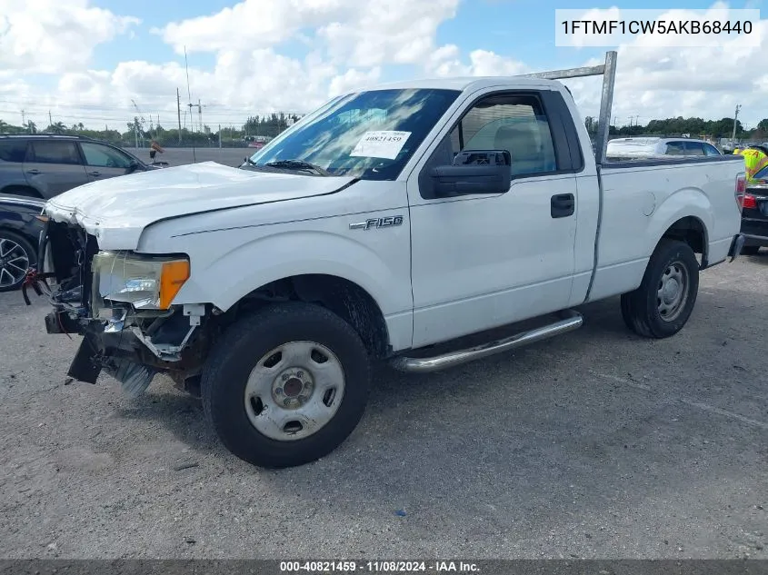 2010 Ford F-150 Stx/Xl/Xlt VIN: 1FTMF1CW5AKB68440 Lot: 40821459