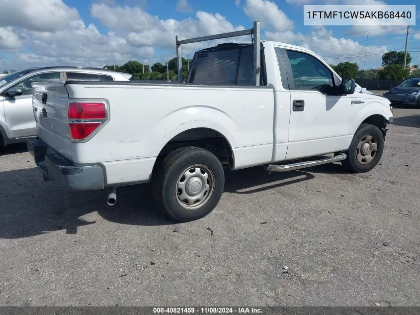 2010 Ford F-150 Stx/Xl/Xlt VIN: 1FTMF1CW5AKB68440 Lot: 40821459