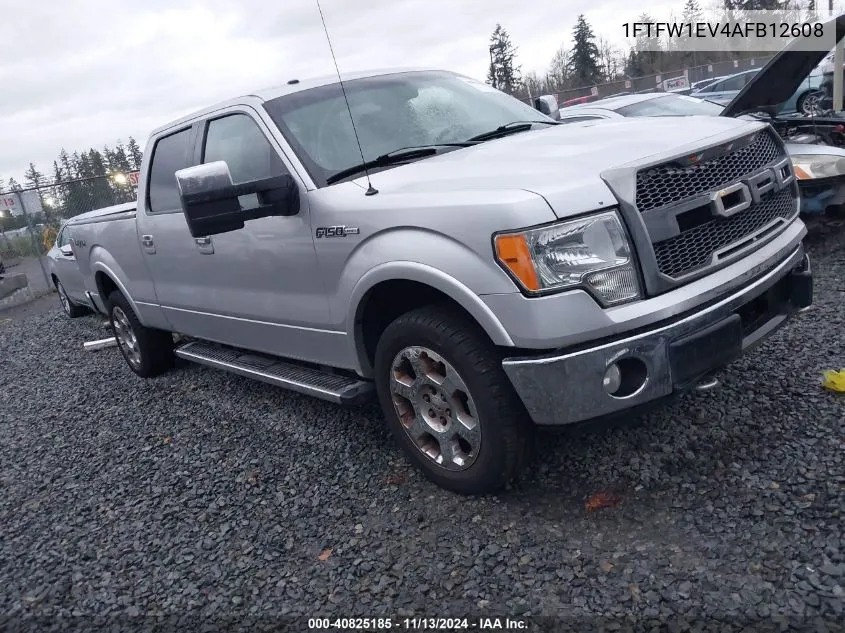 2010 Ford F-150 Fx4/Harley-Davidson/King Ranch/Lariat/Platinum/Xl/Xlt VIN: 1FTFW1EV4AFB12608 Lot: 40825185