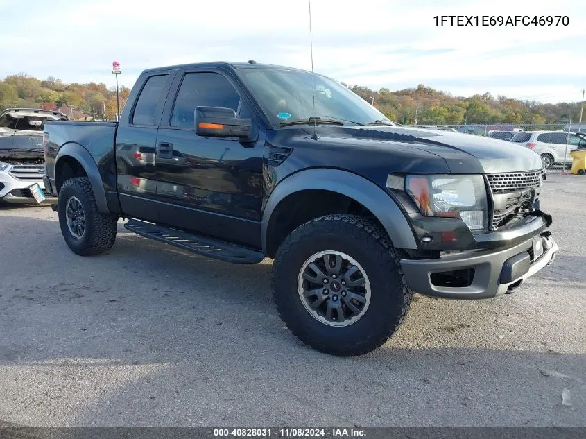 2010 Ford F-150 Svt Raptor VIN: 1FTEX1E69AFC46970 Lot: 40828031