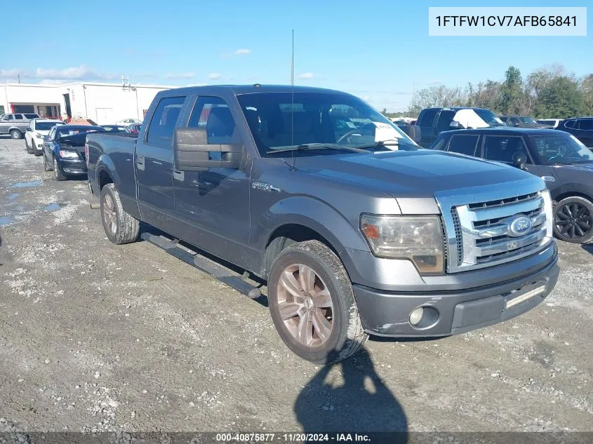 2010 Ford F-150 Fx2 Sport/Harley-Davidson/King Ranch/Lariat/Platinum/Xl/Xlt VIN: 1FTFW1CV7AFB65841 Lot: 40875877