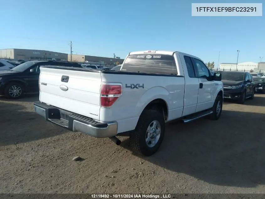 2011 Ford F150 Super Cab VIN: 1FTFX1EF9BFC23291 Lot: 12119492