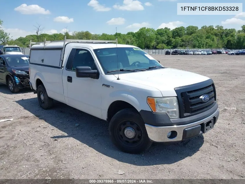 2011 Ford F-150 Xl VIN: 1FTNF1CF8BKD53328 Lot: 39375965