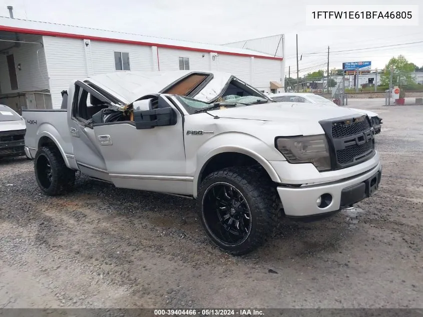 1FTFW1E61BFA46805 2011 Ford F-150 Platinum