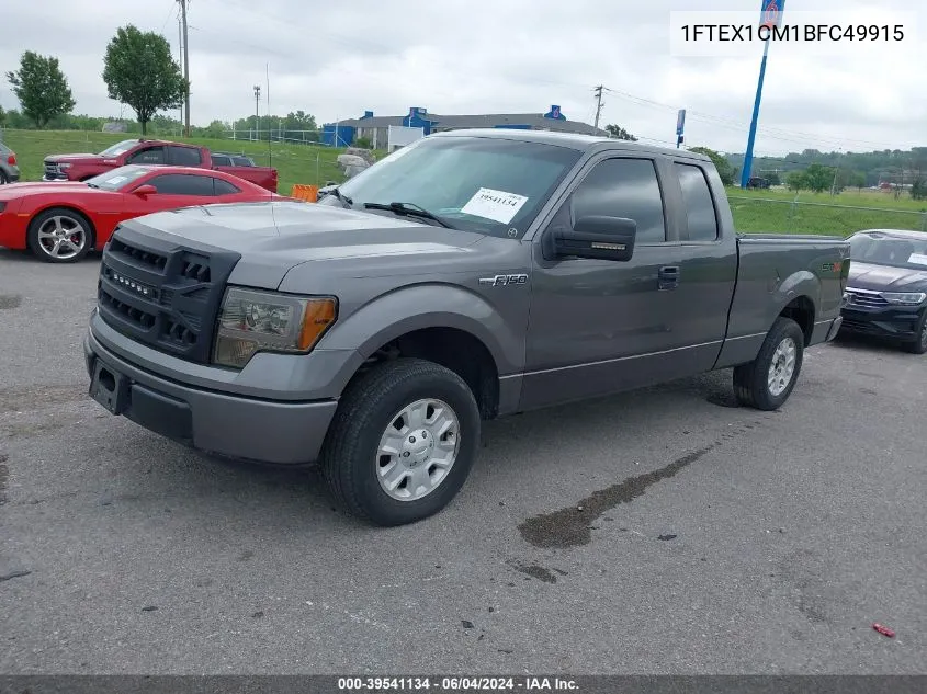 2011 Ford F-150 Stx VIN: 1FTEX1CM1BFC49915 Lot: 39541134