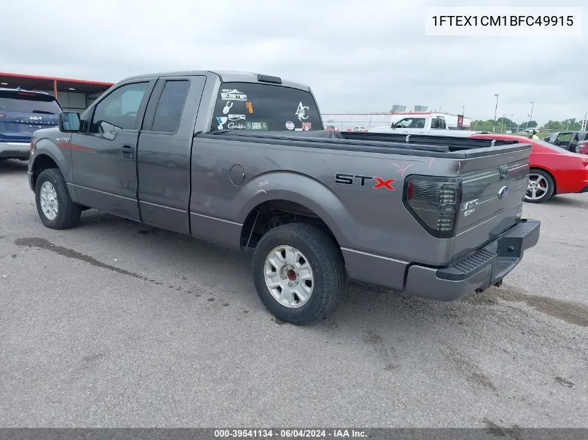 1FTEX1CM1BFC49915 2011 Ford F-150 Stx