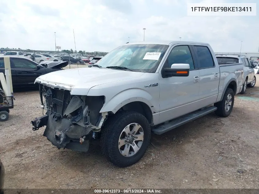 2011 Ford F-150 Fx4 VIN: 1FTFW1EF9BKE13411 Lot: 39612373