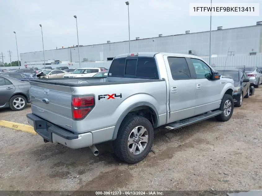 1FTFW1EF9BKE13411 2011 Ford F-150 Fx4