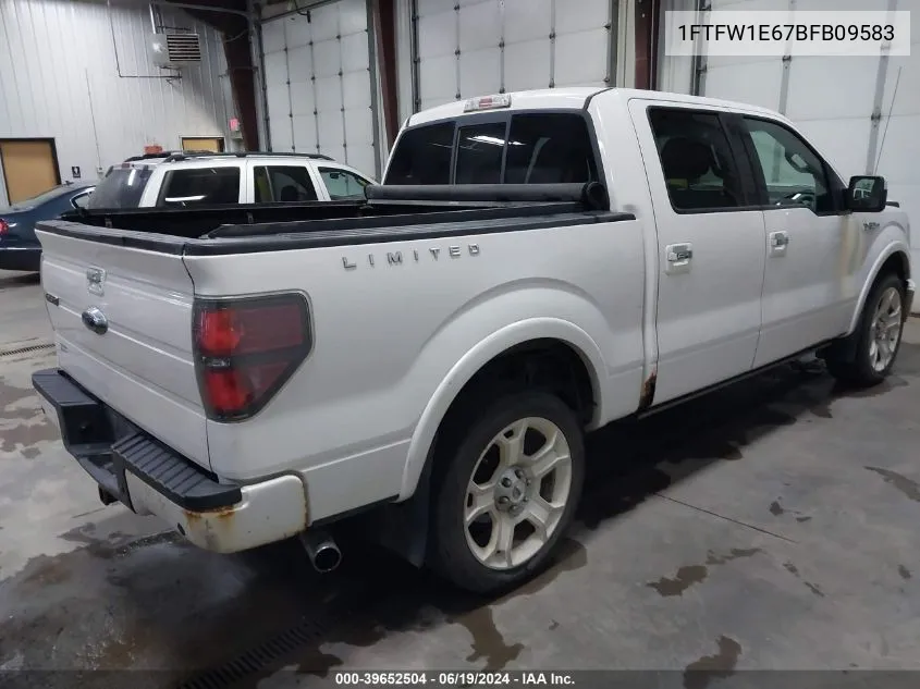 1FTFW1E67BFB09583 2011 Ford F-150 Lariat Limited