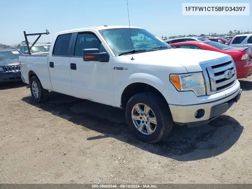 1FTFW1CT5BFD34397 2011 Ford F-150 Xlt