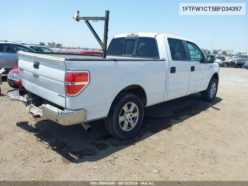 1FTFW1CT5BFD34397 2011 Ford F-150 Xlt