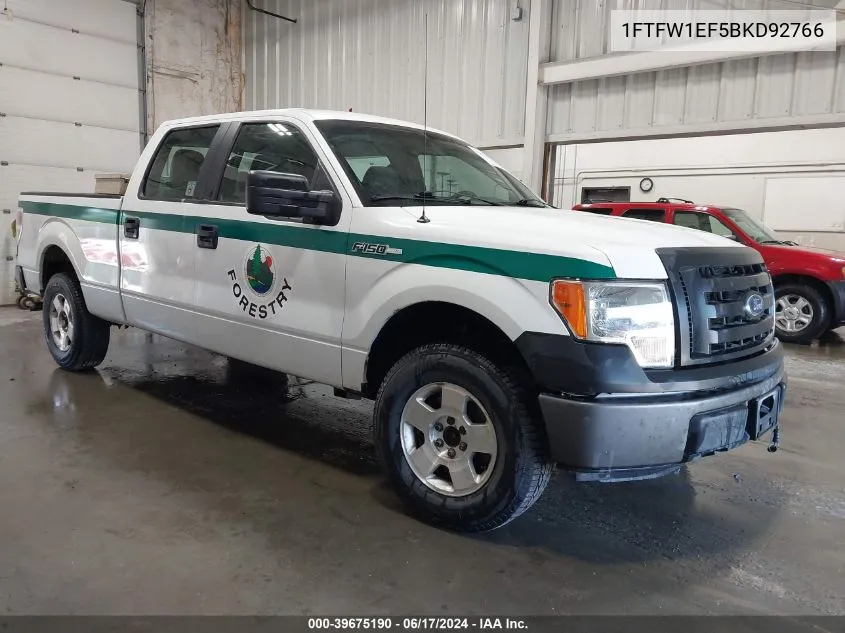 1FTFW1EF5BKD92766 2011 Ford F-150 Xl