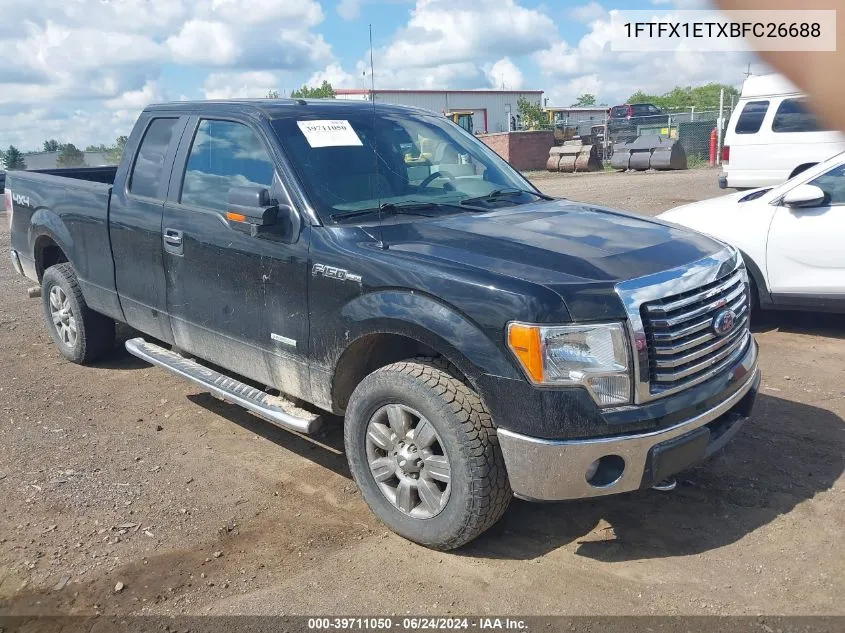 2011 Ford F-150 Xlt VIN: 1FTFX1ETXBFC26688 Lot: 39711050