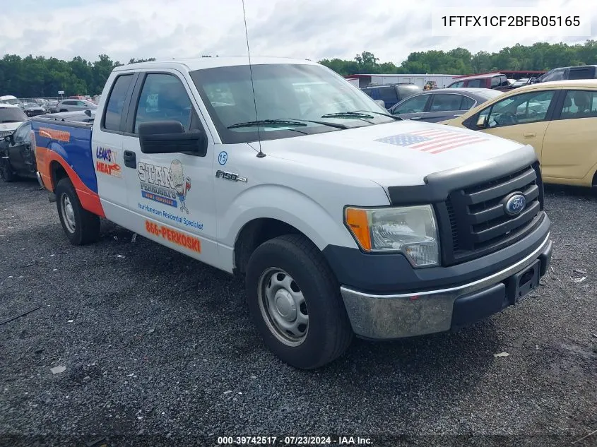 1FTFX1CF2BFB05165 2011 Ford F-150 Xl